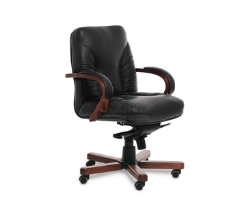 Кресло для руководителя TANGO B кожа+кож.зам.