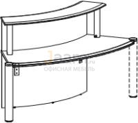Стойка ресепшн Стойка угловая внутренняя