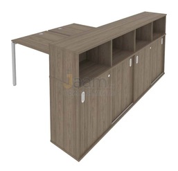 Мебель для персонала Рабочая станция с опорным шкафом-купе Б.РС-СШК-4.3
