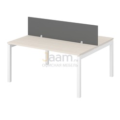 Мебель для персонала Станция рабочая с перегородкой ПК-ТНА-СР140Х120Н2/АЖ