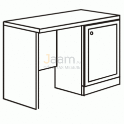 Мебель для гостиниц Стол для фригобара левый R6110