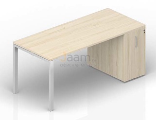 Мебель для персонала Стол с приставным шкафом Tower  STTPM128T072