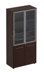 Кабинет руководителя Офисный шкаф для документов со стеклом