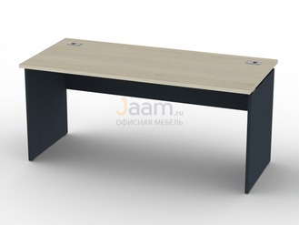 Мебель для персонала Стол письменный с 2-мя заглушками кабель-канала I-25