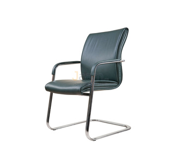 Офисный стул Лондон/В Кожа нестандартная/база хром