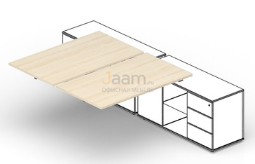 Мебель для персонала Приставной элемент ST2TPS126FU
