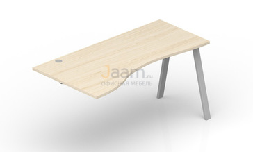 Мебель для персонала Приставной элемент Волна левый ARPG129GV