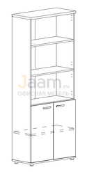 Мебель для персонала Офисный шкаф для документов полузакрытый А4 9371