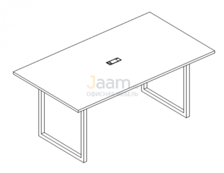 Стол для переговоров Стол для переговоров на металлокаркасе QUATTRO Б4 124 БП