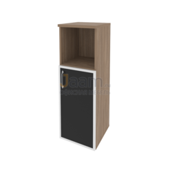Мебель для персонала Офисный шкаф средний узкий правый O.SU-2.2RB(R)