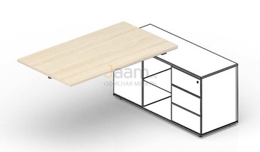 Мебель для персонала Стол для крепления к сервисной опорной тумбе STPS128FU