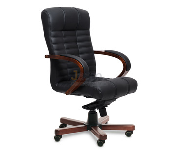 Кресло для руководителя ATLANT B кожа+кож.зам.