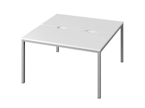 Стол-тандем Public comfort CL-41 1350x1432x740 (БелыйСерый)