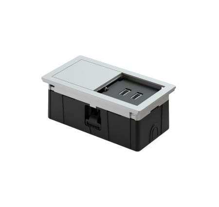 VERSA Mono Зарядка USB*2шт (АНОД.АЛЮМ)