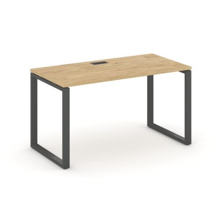 Стол письменный SN-6O.SP-013 (1380х700х750) (Тиквуд Светлый/Металл Антрацит)
