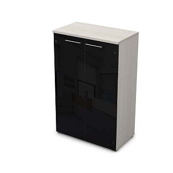 Шкаф средний со стеклом Gloss line 9НШ.017.7 800x450x1245