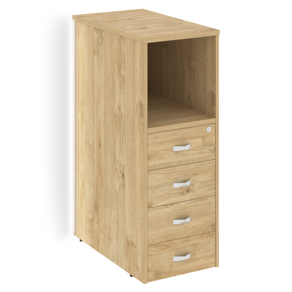 Тумба с подсветкой 4 ящика завершающая, левая Onix O.R-TV-4.SL 436x767x1185