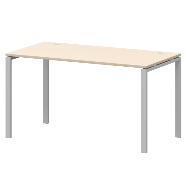 Стол на металлокаркасе Арго-М АМ-003.60 1400x600x760 (Бук/Белый)