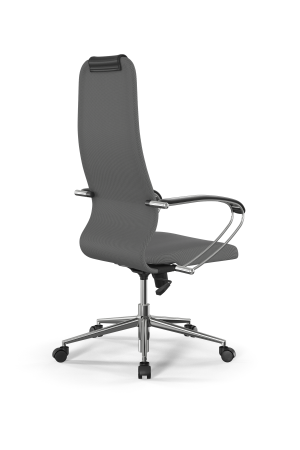 Кресло для руководителя Метта Sit 8 B1-10K - UMF(X1) /Uh02/Wh00/K1cL(M09.B23.G18.W01) (Светло-серый)