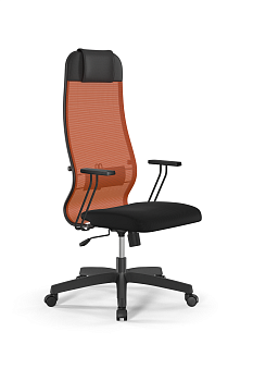 Кресло для руководителя Метта Sit 10 B1-111T - X2+UMF(X1) /Ub00/Wh00/T1bp-b(M09.B02.G15.W01)