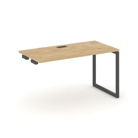Стол-приставка к опорным элементам SN-4O.OPRS-023 (1380х800х750) (Тиквуд Светлый/Металл Антрацит)