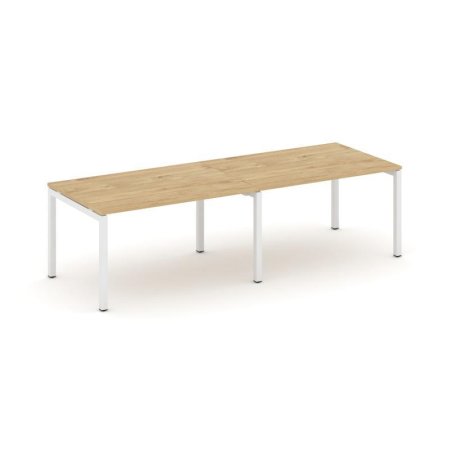 Стол переговорный SN-5P.SPRG-012.3 (2360х980х750) (Тиквуд Светлый/Металл Белый)