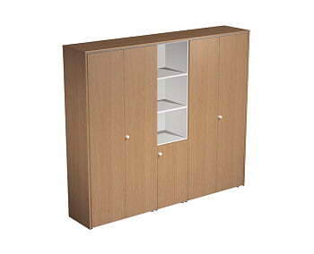 Шкаф комбинированный 5-секционный Profiquadro КВ 361 БН 2270x460x1990