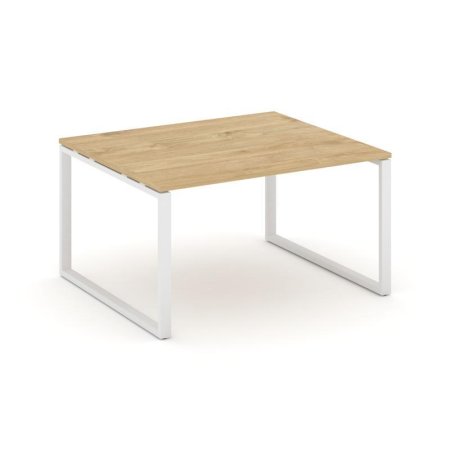 Стол переговорный SN-6O.SPRG-034.3 (1580х1180х750) (Тиквуд Светлый/Металл Белый)