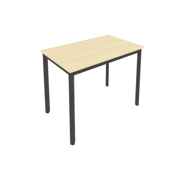 Стол письменный на металлокаркасе Slim С.СП-3.1 980x600x750 (Клен/Антрацит металл)