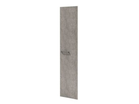 Дверь высокая Solution D-031 395x18x1792 (Бетон/Кашемир)