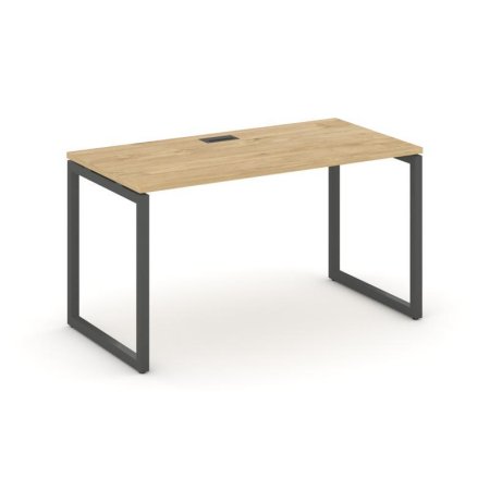 Стол письменный SN-4O.SP-013 (1380х700х750) (Тиквуд Светлый/Металл Антрацит)