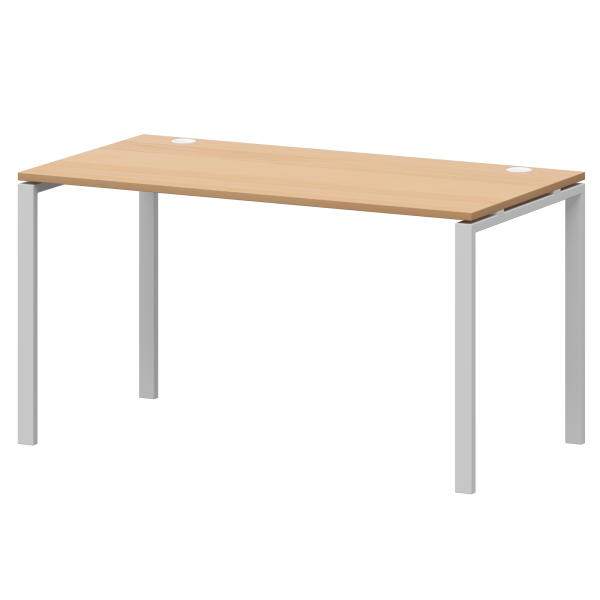 Стол на металлокаркасе Арго-М АМ-003.60 1400x600x760 (Ольха/Белый)