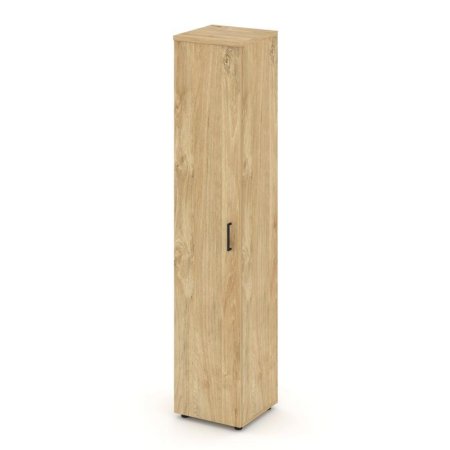 Шкаф высокий узкий универсальный SN.STU.E-108 (400х400х1982) (Тиквуд Светлый)