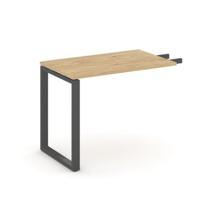 Брифинг-приставка SN-6O.BR-005 (1380х600х750) (Тиквуд Светлый/Металл Антрацит)