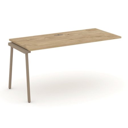 Наборный элемент рабочей станциии ES.1.NRS-4-LP (1580х730х750) (Тиквуд Светлый/Металл Латте)
