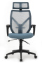 Офисное кресло Oliver RCH W-203AC Черный пластик | Синий