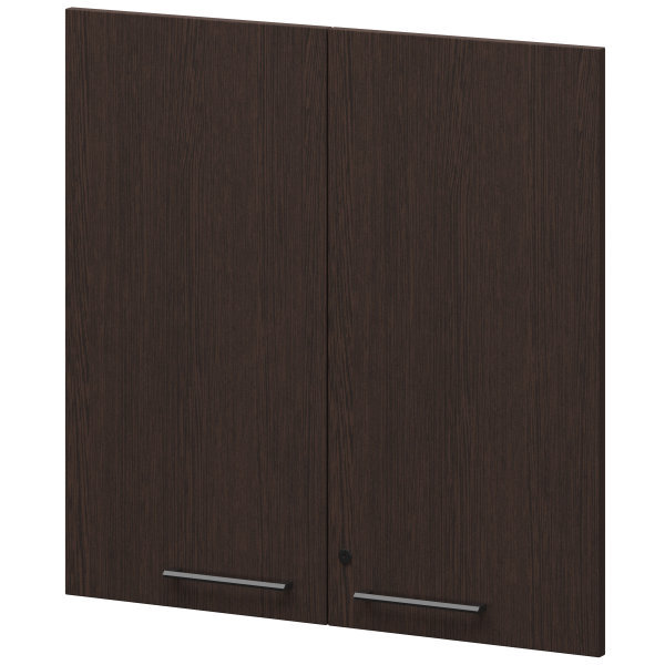 Фасады верхние Кортез KZF-28V 784x18x780 (Дуб венге/Графит)
