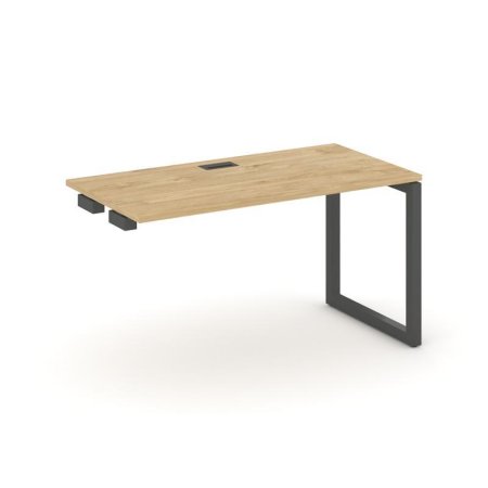 Стол-приставка к опорным элементам SN-5O.OPRS-002 (1180х600х750) (Тиквуд Светлый/Металл Антрацит)